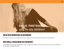 Tablet Screenshot of emelietorstensson.se